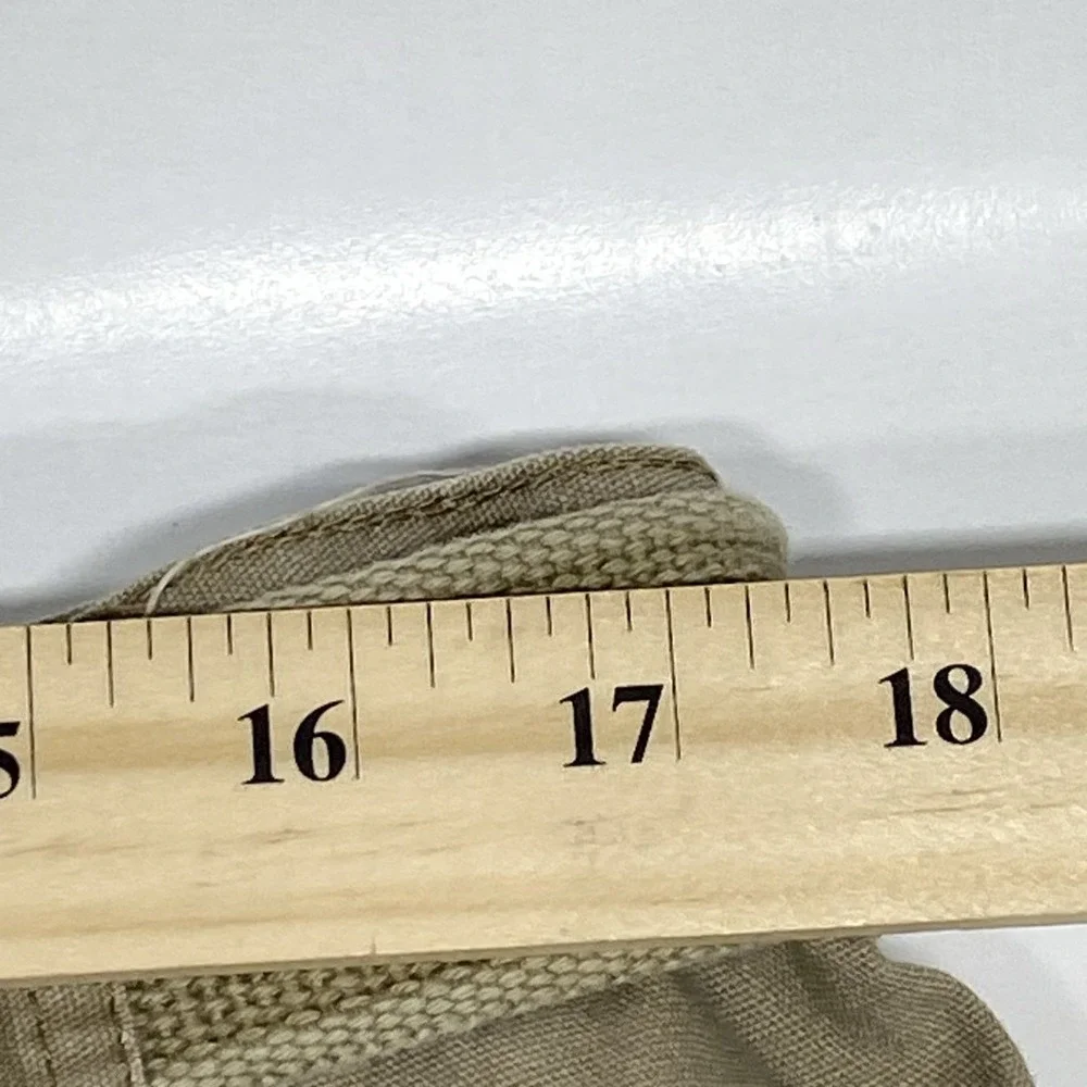 XX STAT Cotton Shorts Mens Lg Khaki Cargo‎ Utilitarian D Ring Belt Outdoor Belt